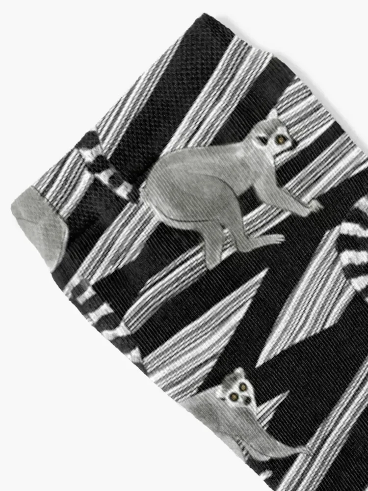 Cute lemur Socks christmass gift professional running cute Women Socks Men's