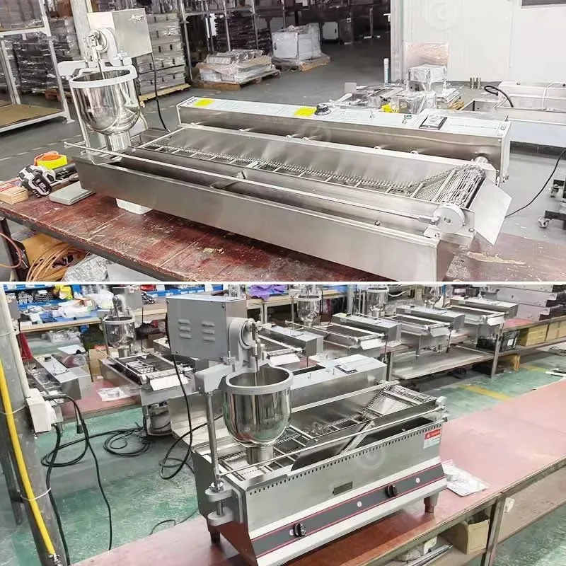African T-100 Gas Manual Type Several Models Heavy Duty Auto Lokma Doughnut Donut Maker Make and Fryer Machine