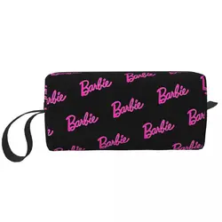 Barbie Pink Girls Y2K grande borsa per il trucco Beauty Pouch borse per cosmetici da viaggio borsa da toilette portatile per Unisex