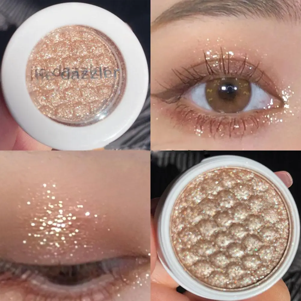 Shimmer Glitter Purê de Batatas Highlighter, Gel de maquiagem facial e corporal, Iluminar Glitter, Natural Contour