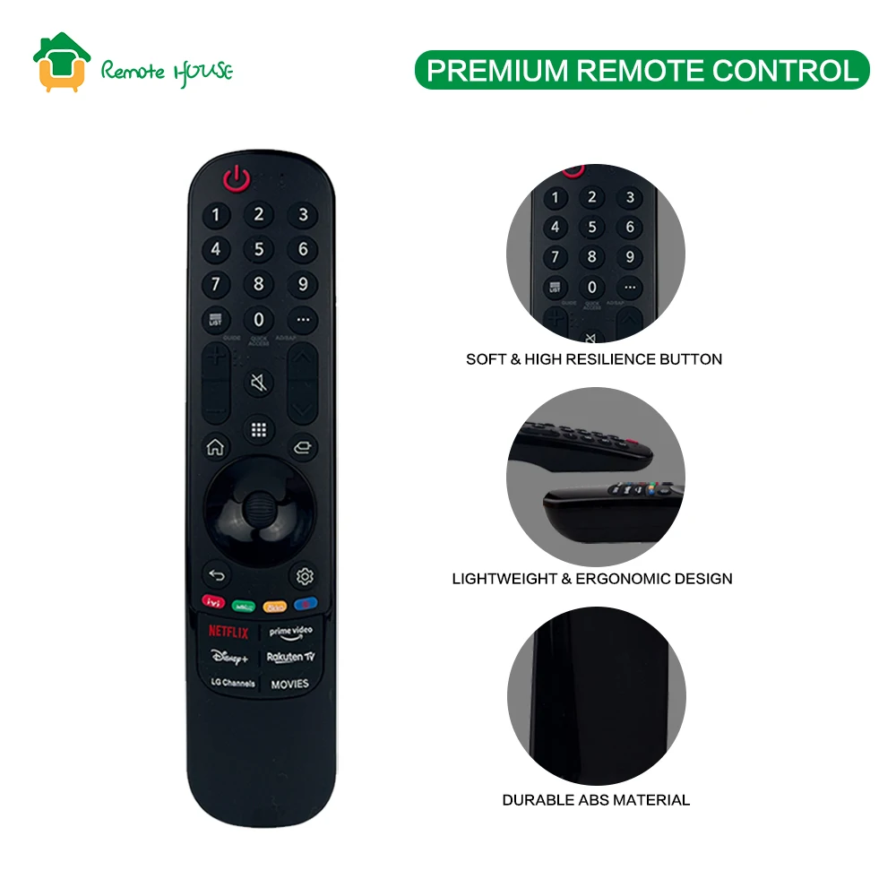 MR21 GA IR Remote Control Magic AKB76036509 4K UHD OLED Smart TV 43NANO75UPA Without Voice Function