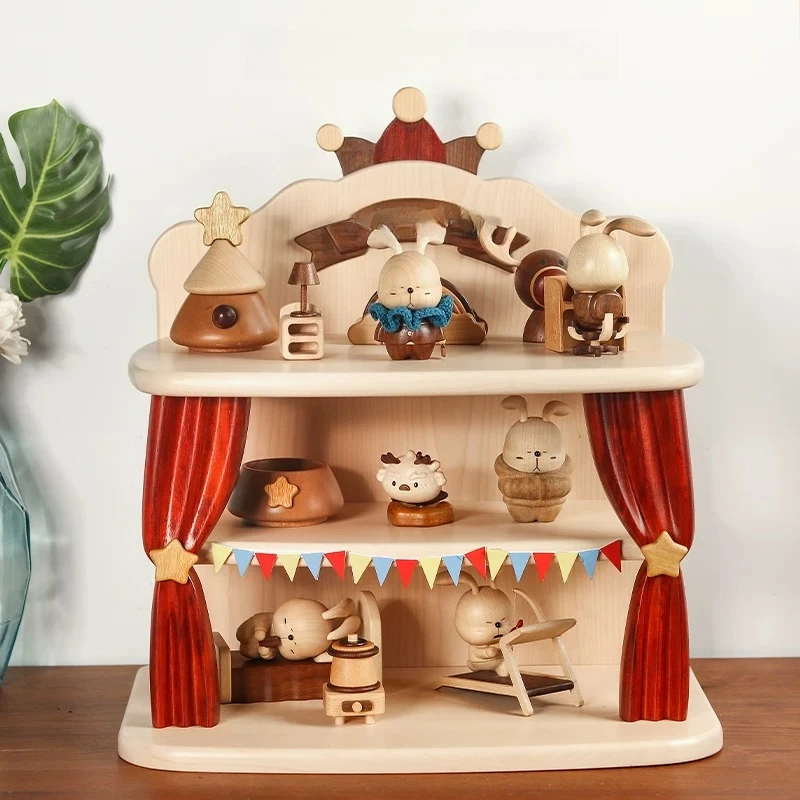 Multi-layer storage rack, cup storage POP MART storage display rack, finishing rack