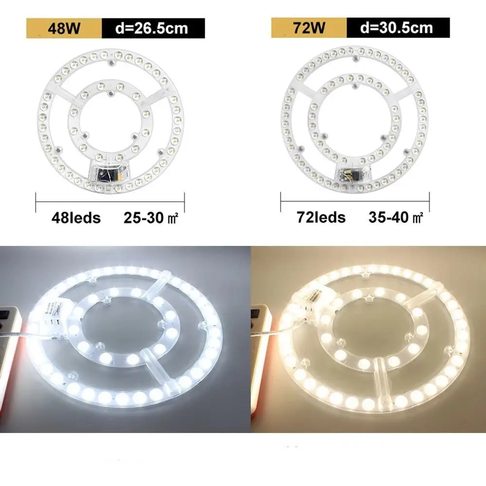 

12W 18W 24W 36W 48W 72W Ceiling Lights Durable Convenient Led Panel Light Dimmable Round Led Module Ceiling Lamp Home