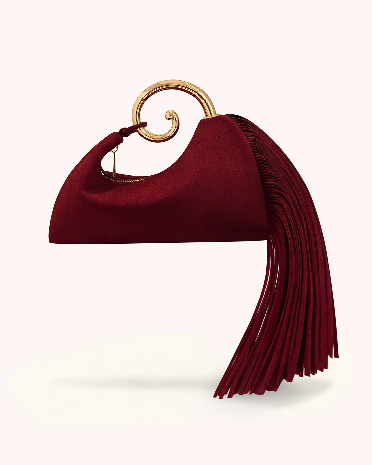 2025 Autumn and Winter New European and American Retro Suede High-Quality Dinner Bag Fashion Design Trendy Elegant Tassel Handba