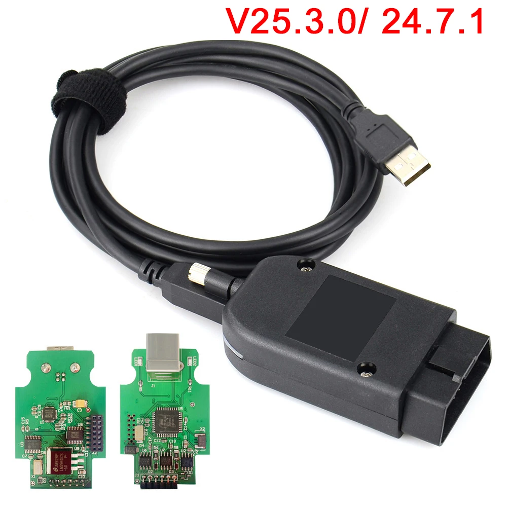 أفضل V25.3 VAG الماسح الضوئي VAG أداة VAG KKL VAG COM كابل obd2 كابل التشخيص متعدد اللغات obd2 الماسح الضوئي عرافة V2 VAGCOM ﻿