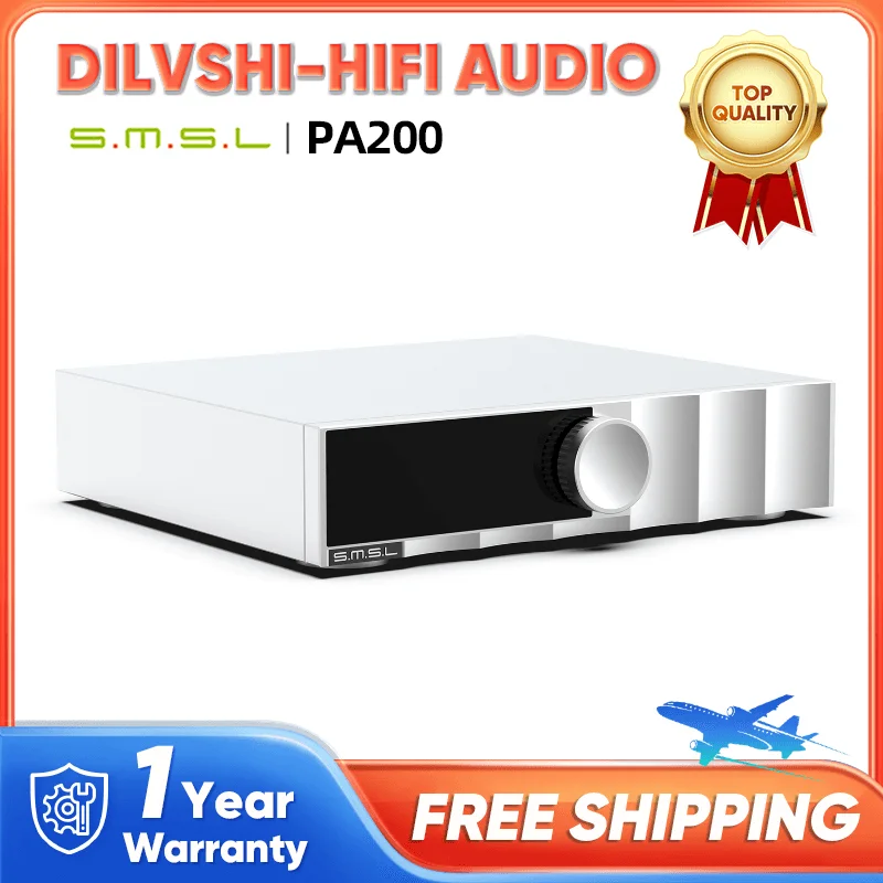 SMSL PA200 نيتريد الغاليوم مكبر كهربائي XLR وضع الإدخال الأحادي ستيريو النقي مكبر للصوت تمرير الوضع عالية الطاقة الصوت الصف