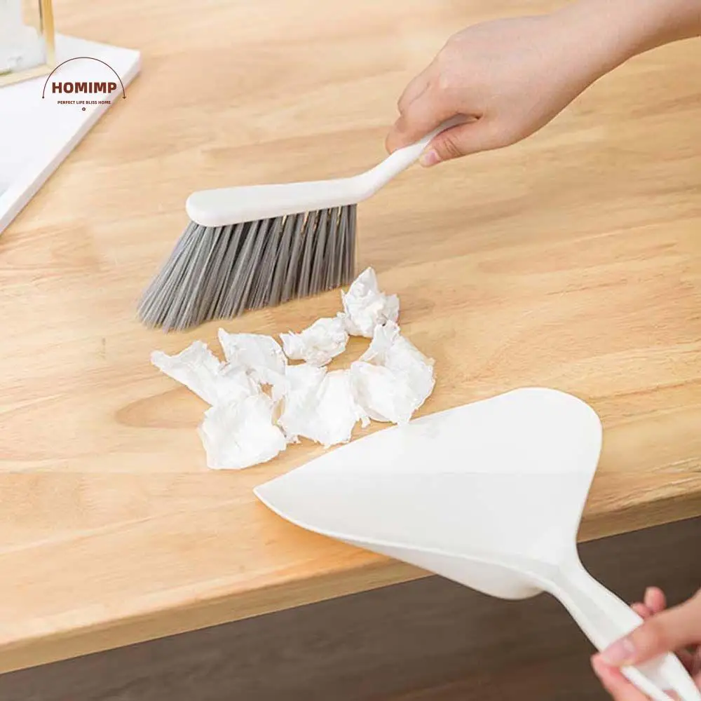

Little Multi-purpose Floor For Desktop Corner Keyboard Window Sweep Dustpan Cleaner Broom Cleaning Tool