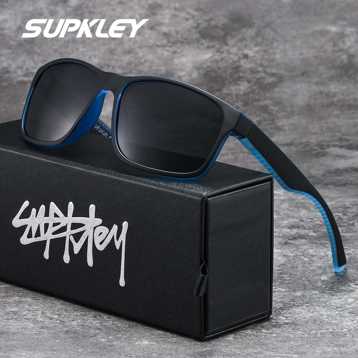 SUPKLE 1 قطعة نظارات شمسية نسائية عصرية رائعة ترتدي عدسات مريحة عالية الدقة مجال رؤية واضح نظارات رجالية مستقطبة #3