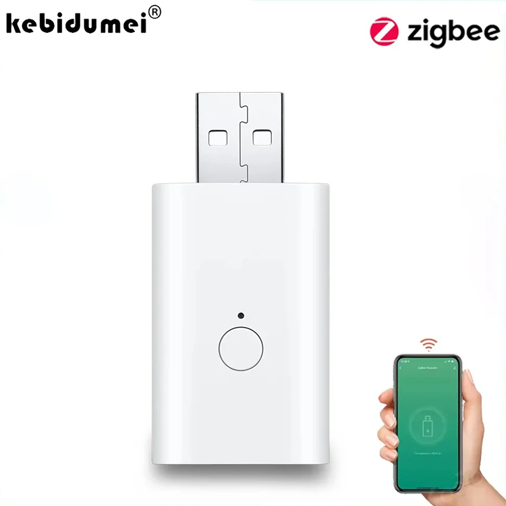 Smart ZigBee Signal Repeater USB Signal Amplifier Extender Smart Home Automation Support Home Assistant Zigbeem2qtt