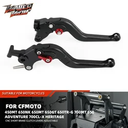 2025 Brake Clutch Levers Adjustable For CFMOTO 450MT IBEX 450 650NK 650MT 650GT 650TR-G 700MT 700CL-X Heritage Foldable Handles