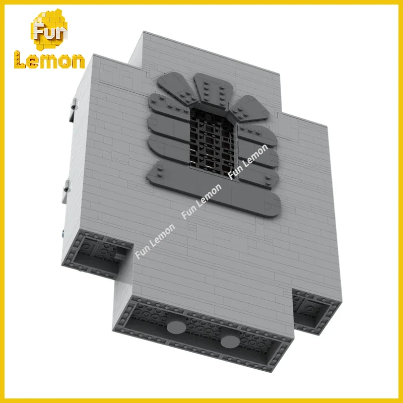 

Medieval Fortress Wall Panel MOC Building Bricks, Detailed Ancient Wall Parts for Scene Assembly