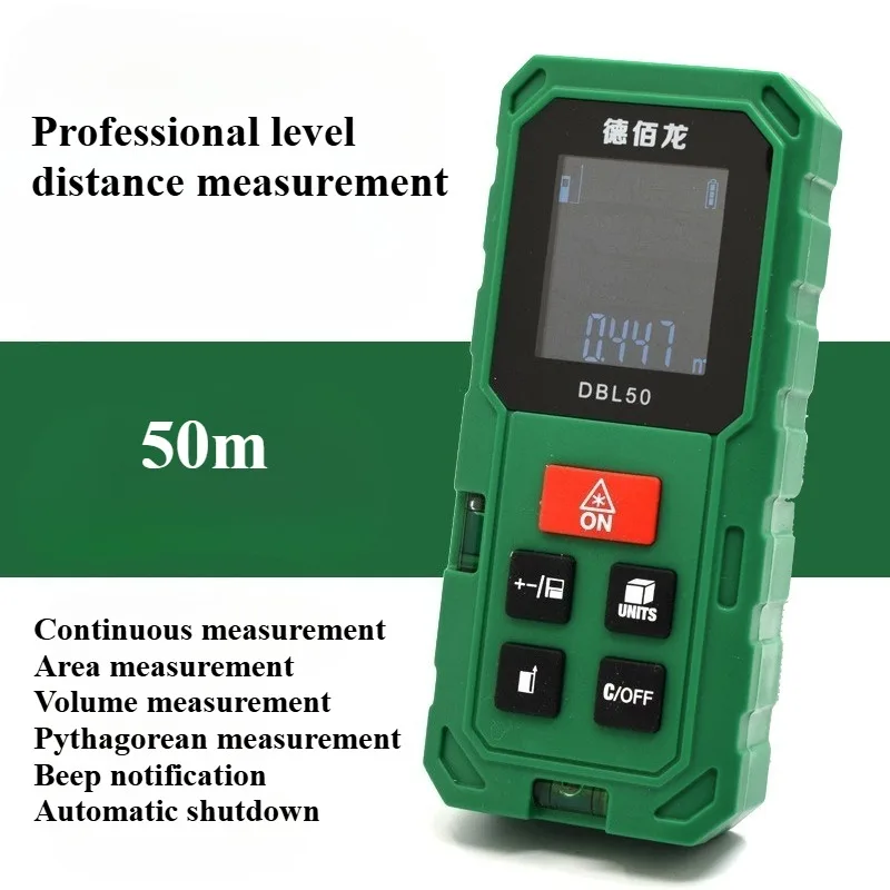

Infrared Rangefinder for Construction and Decoration High-precision Length Distance Square Meter Electronic Laser Ruler