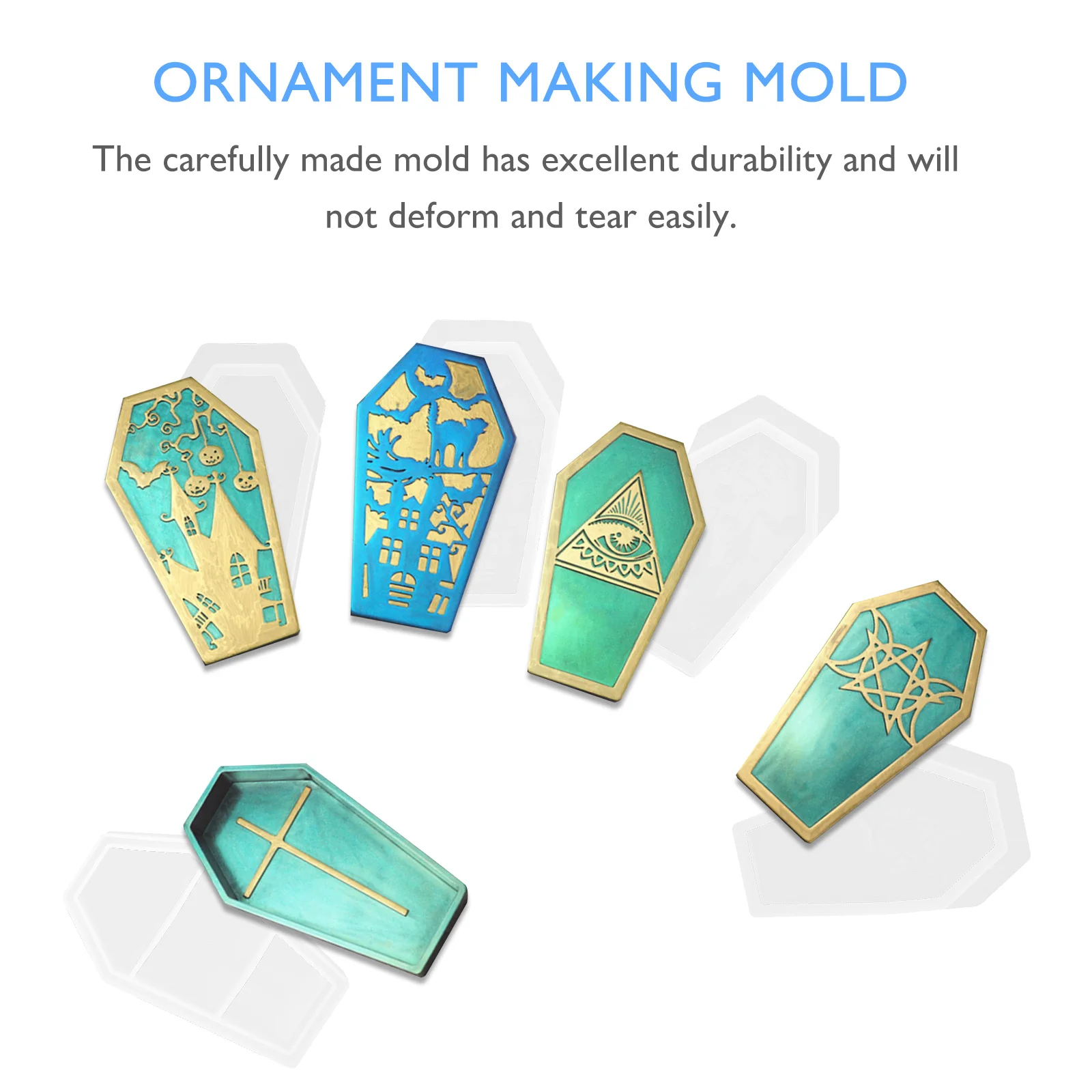 

Shaped Crystal Glue Jewelry Box Epoxy Resin Mould Silicone Earrings Making Silica Gel
