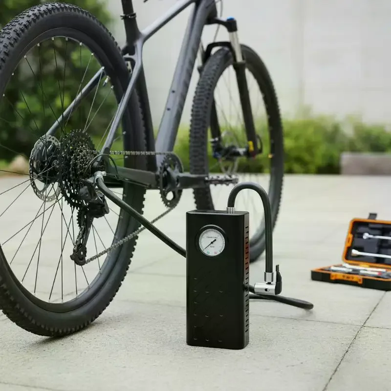 Tire Inflator Portable Air Compressor With Pointer Pressure Gauge Cordless Tire Inflator Air Pump For Car Bike Motorcycle Ball
