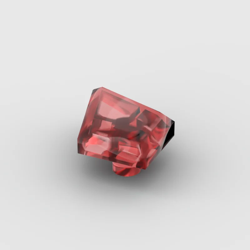 Small Particle Building Block Accessories 35649 Tile Special 1 X 2 Diamond Plain Size: 1.4 X 2 X 0.8 in Stud
