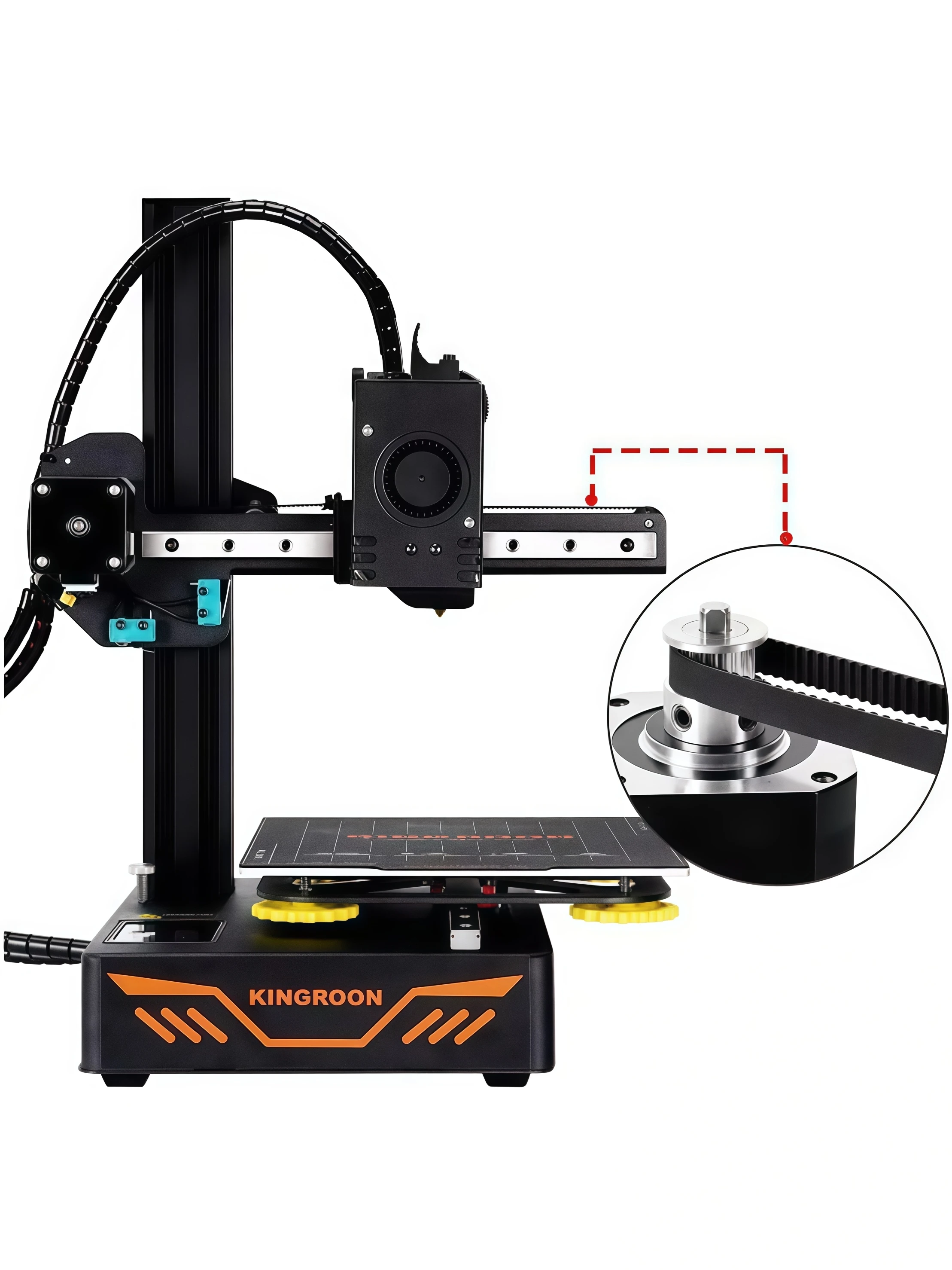 2GT Zahnriemen Breite 6/10/15mm GT2 Riemen Geschlossener Gummikreislauf Umfang 198mm~300mm 3D-Drucker Riementeile Synchronriemen – Detail 7