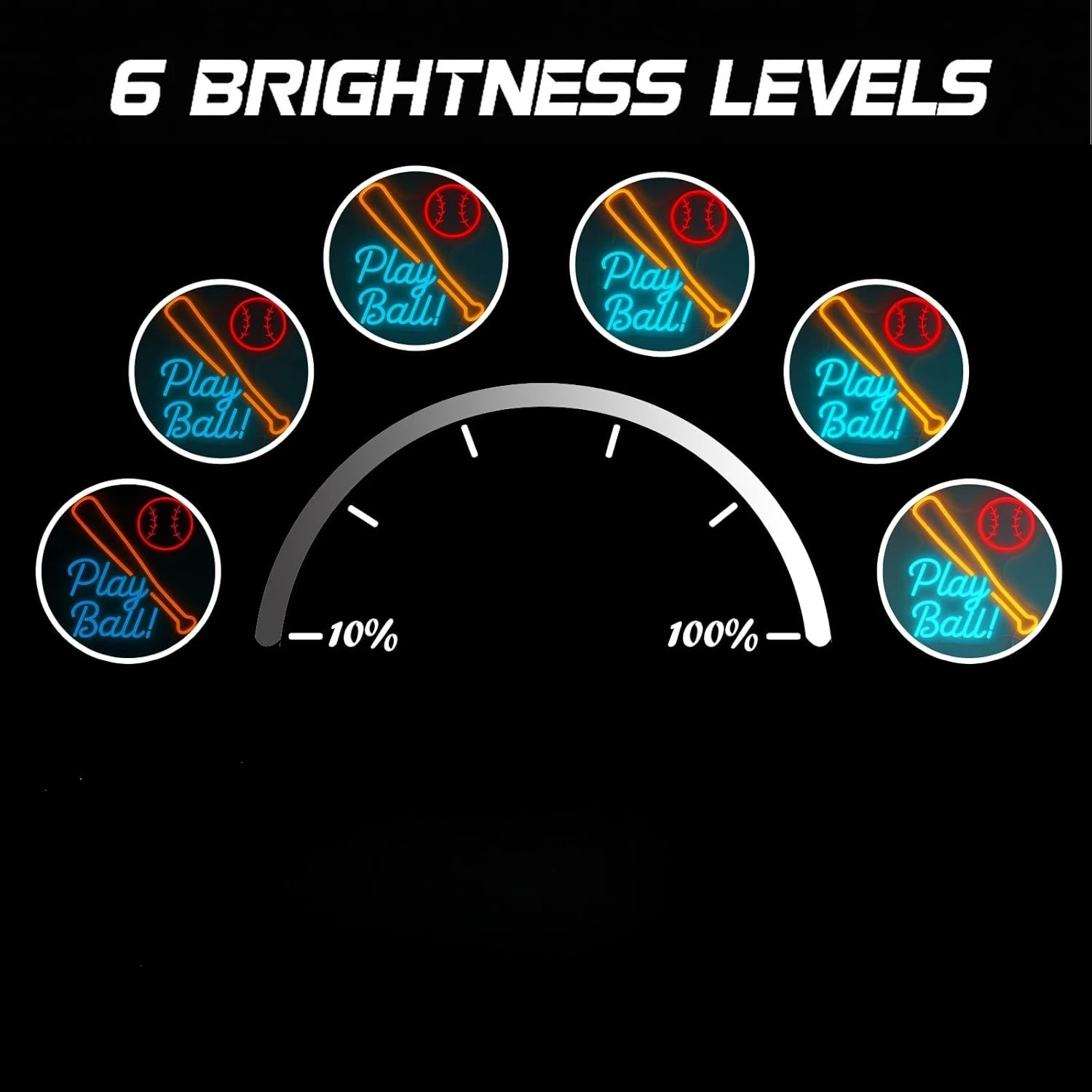 Baseball Neon Sign USB Dimmable LED Neon Light for Bedroom Bar Resturant Home Club Bedroom Baseball Bat Wall Decor Holiday Gift