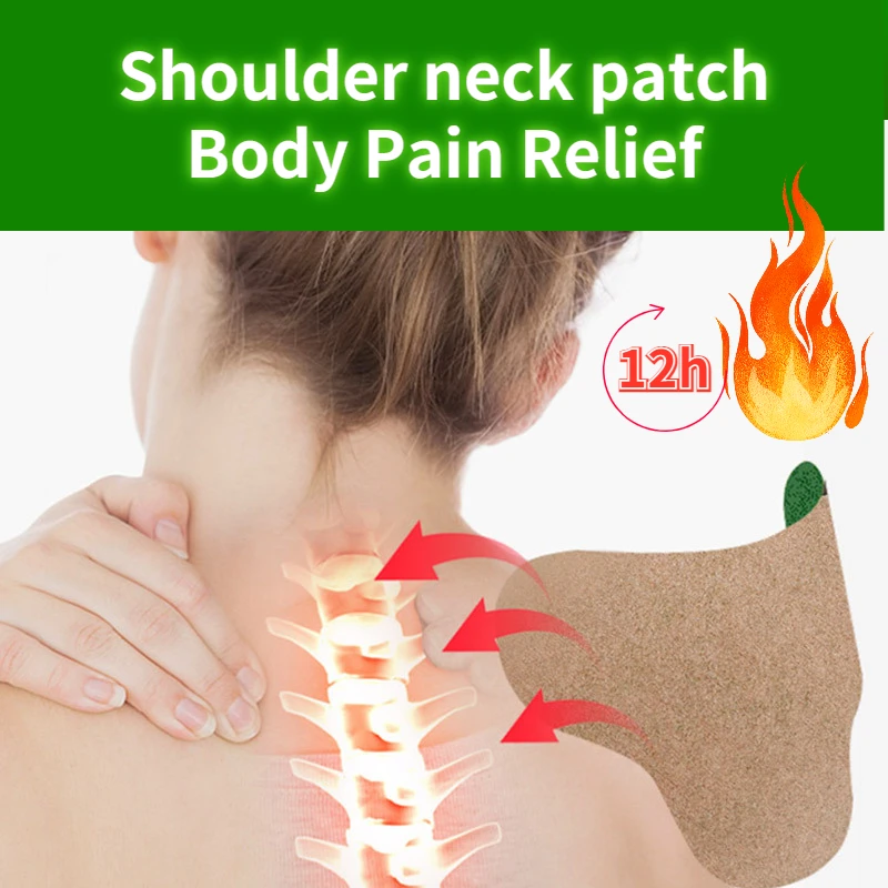 

Hot Dropshipping Wormwood Body Pain Relief Medical Plaster Neck Patches Cervical Spondylosis 12h long-lasting feve Health care