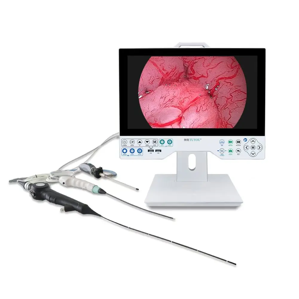 Compact Flexible Endoscopy Camera Full HD Light Source Endoscope Record System For Laparoscopy Uroscopy ENT