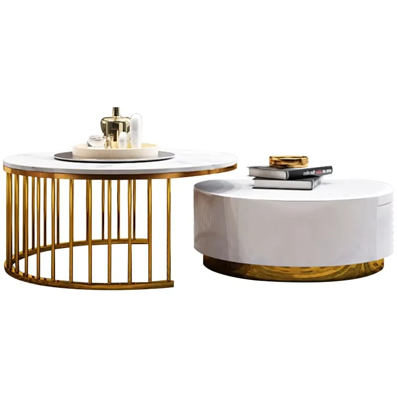 

Modern Multi Size Marble Coffee Table Corner Table Several Combinations Marble Top Coffee Table Set