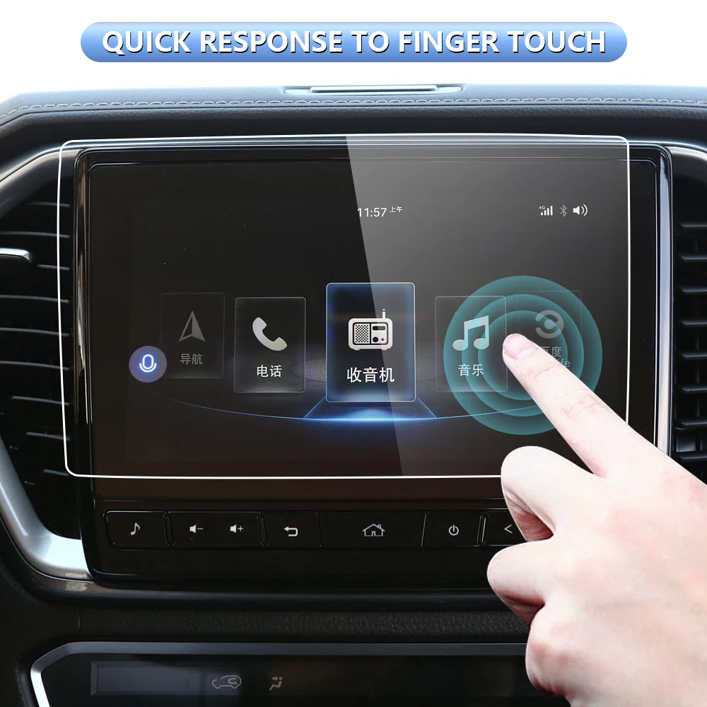 Закаленные очки, автомобильная GPS-экранная пленка, навигационная пленка, защитная мембранная пленка для Isuzu D-Max Dmax 2021 2022 2023, аксессуары