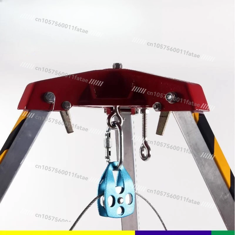 Fire Emergency Rescue Tripod Limited Space Tripod Retractable Wellhead Exploration Aluminum Alloy Bracket Where Warehouse