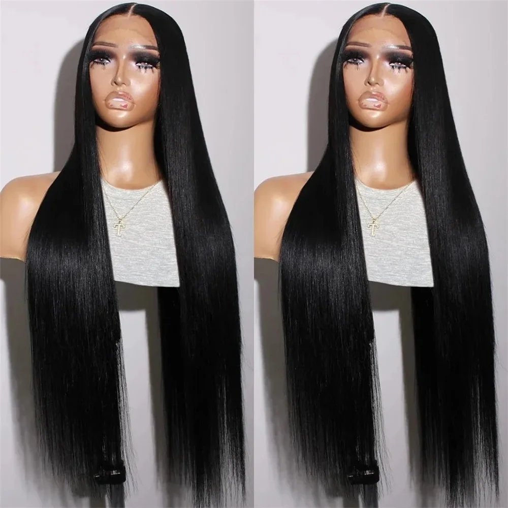 Straight Lace Front Wigs Remy 13x4 Brazilian Straight Human Hair Wigs 13x6 HD Transparent Lace Frontal Wig Pre Plucked For Women