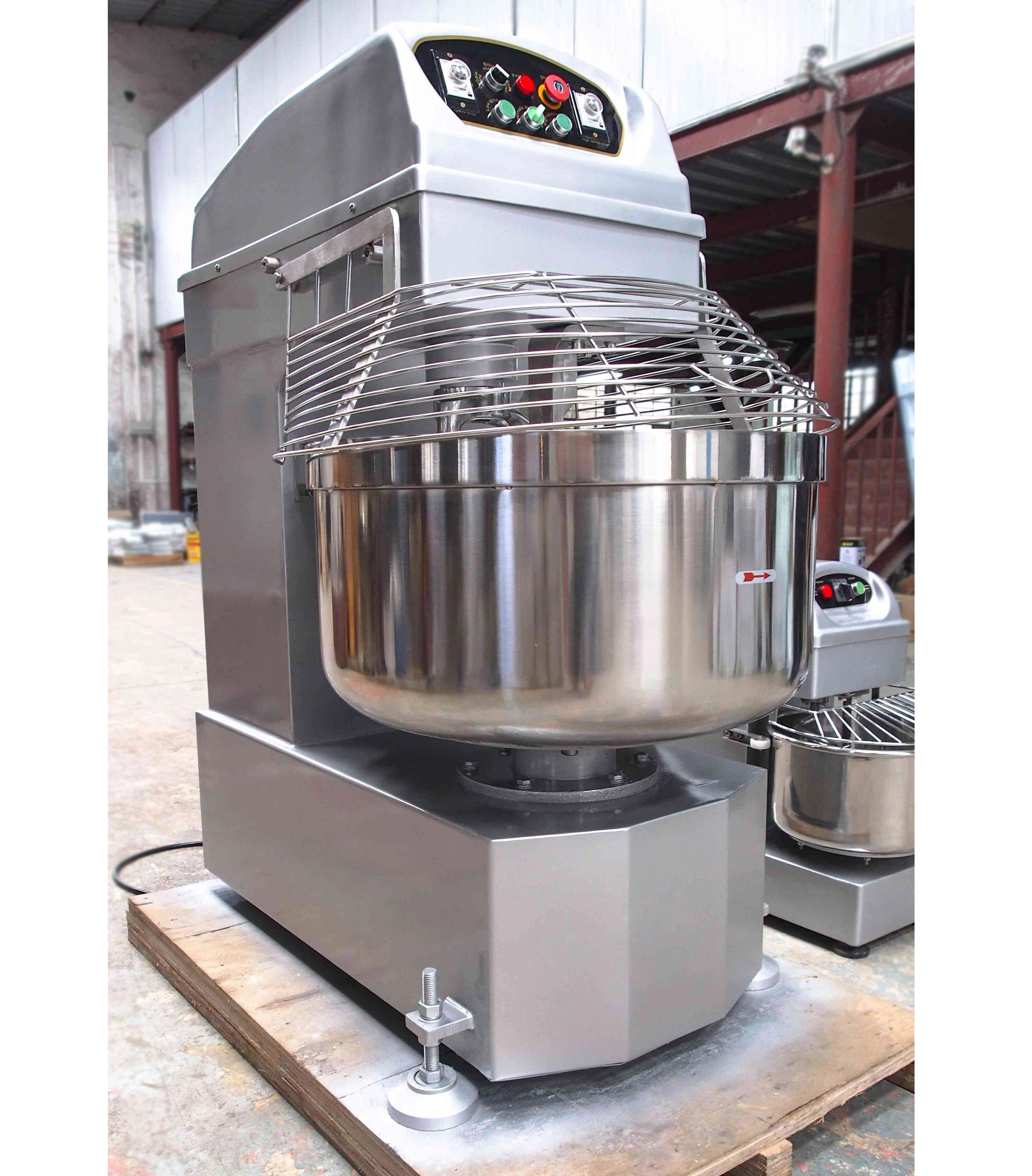 Top Quality Double Motions Double Speeds Customized 75Kg 25Kg 50Kg 100kg Commercial Spiral Dough Mixer for Home