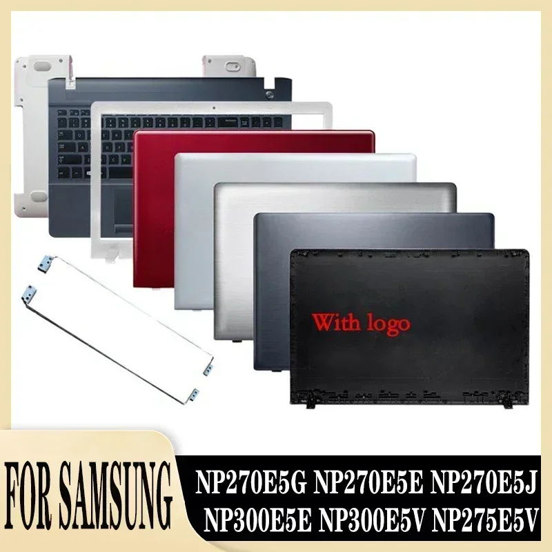 NEW LCD Back Cover for NP270E5G NP270E5E NP270E5J NP300E5E NP300E5V NP275E5V Laptop  Front Bezel Hinges