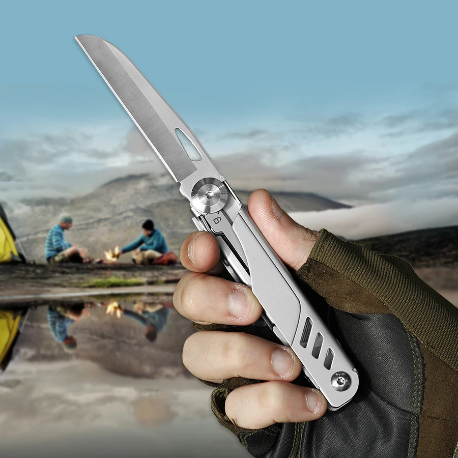 Multifunktions-Taschenmesser, 8-in-1-Klappmesser, Mini-EDC, ausgestattet mit Outdoor-Camping-Multitool-Messer