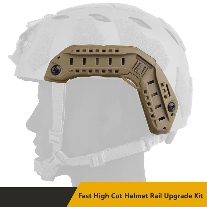 Tactical Upgrade Accessories for WoSporT FAST High Cut Helmet Rail System Compatible with HL-31/32 Outdoor Helmets