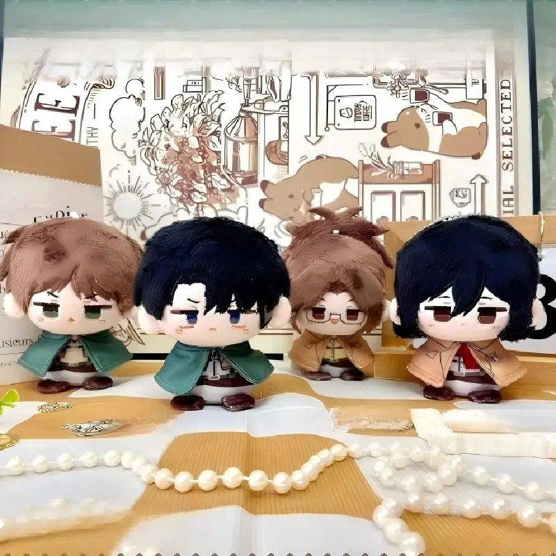 

Подлинная гигантская кукла Ливелл-солдат Микаса, аниме, сидящая кукла Хан Цзи Аллен, плюшевая подвеска