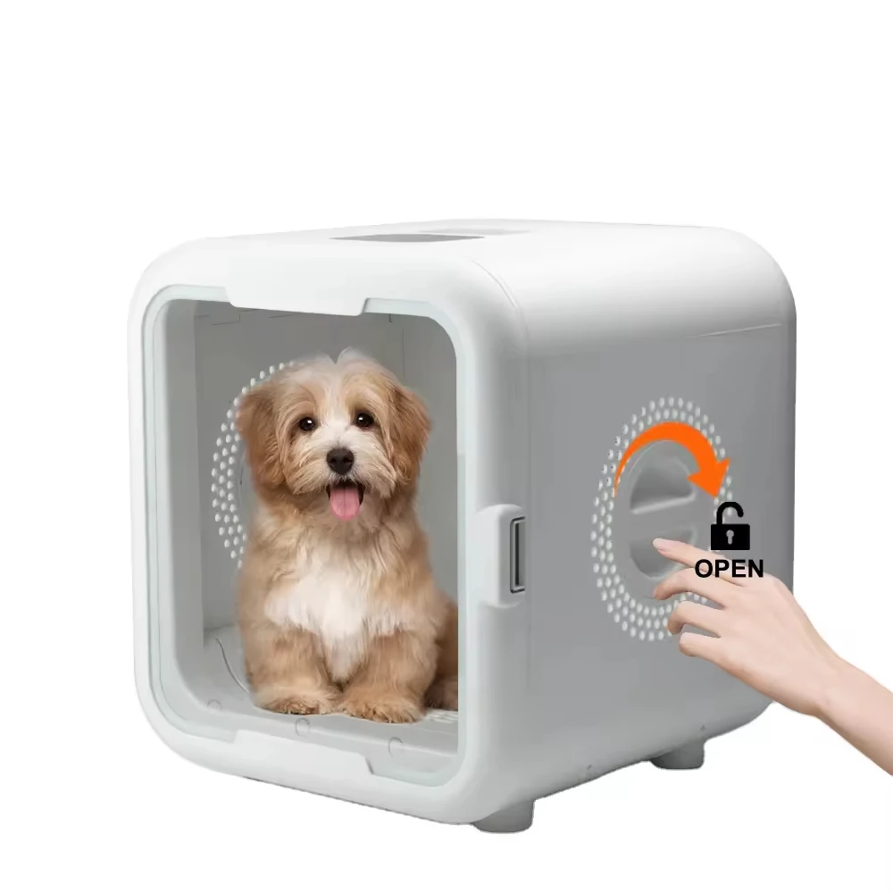 Fully Automatic Large Pet Dryer Bathing Machine with Square Dryer Dogs/Cats Grooming Combs Water Blower-Made of Durable Plastic