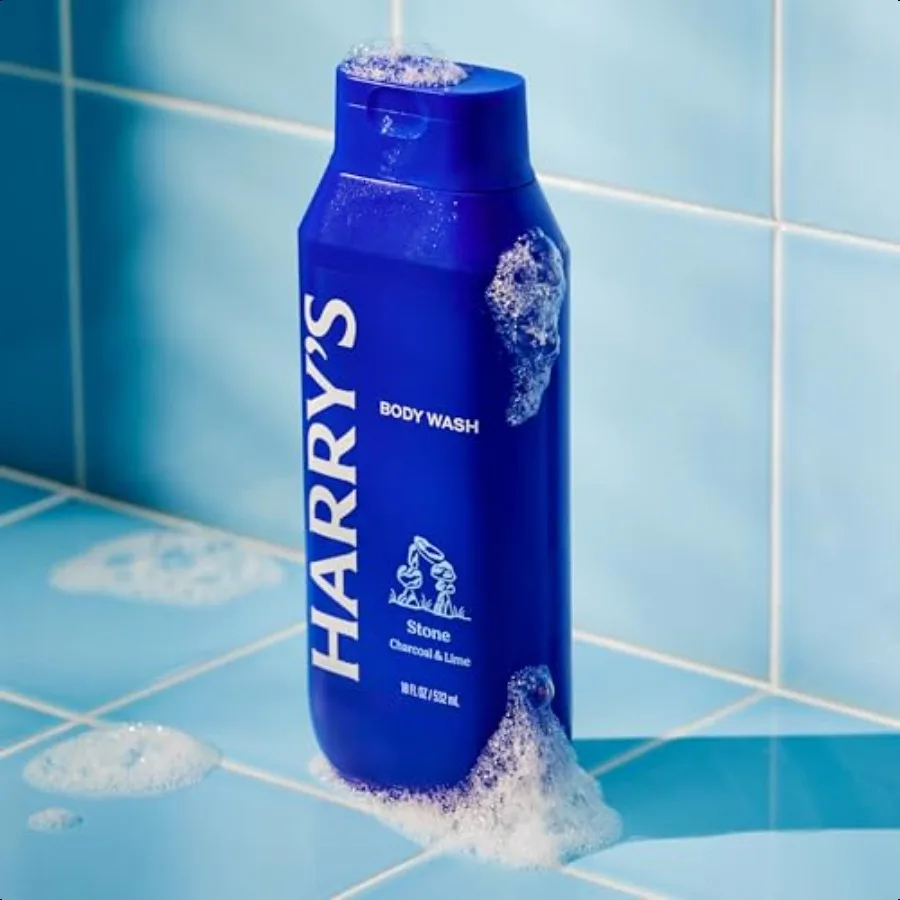 Herren-Body Wash Stone, 3er-Pack, 18 fl oz, Duschgel für Männer, keine Paröse, Sulfate oder Farbstoffe
