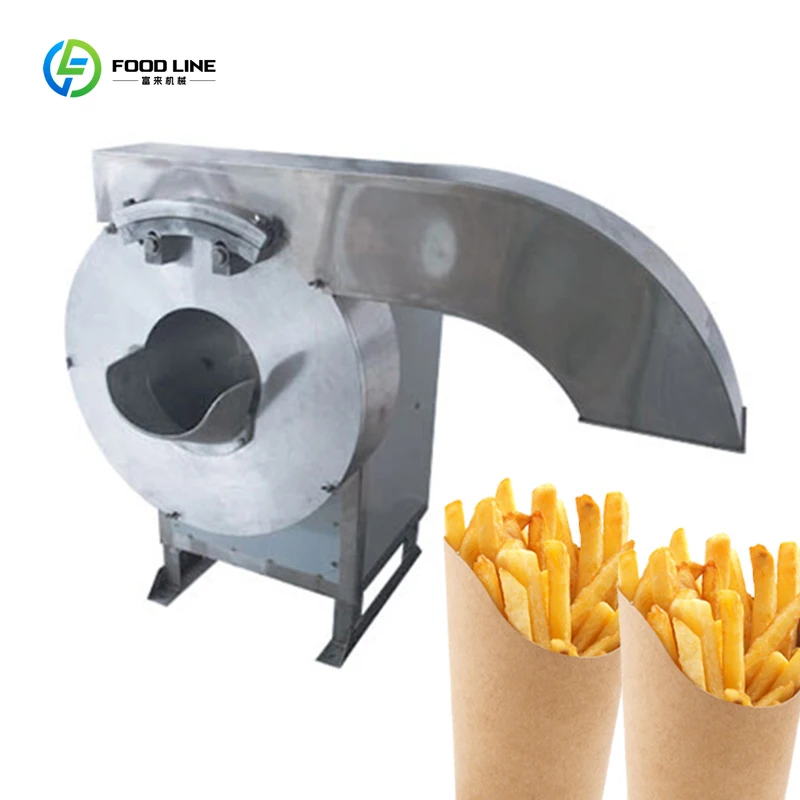 

Automatic Fruit and Vegetable Cassava Cutter Potato Chips Slicer French Fries Cutting Machine
