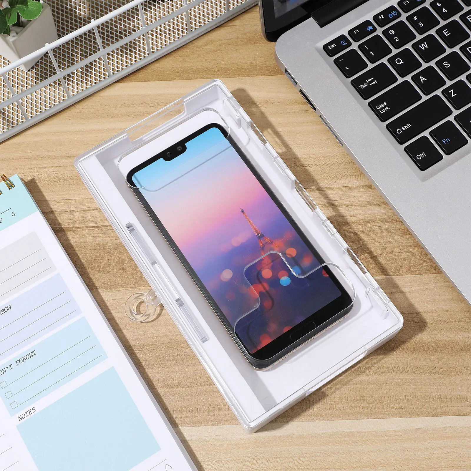 Phone Lock Box ABS Pc Material Portable Clear Time Lock Case for Smartphone Productivity Improvement Reusable Phone Safe Locker