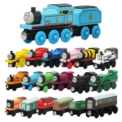 Thomas and Friends Wooden Pocket Toy Train Model Toy Molley Gold Diesel Lady Toby Rail Train Toys For Boy Children Birthday Gift