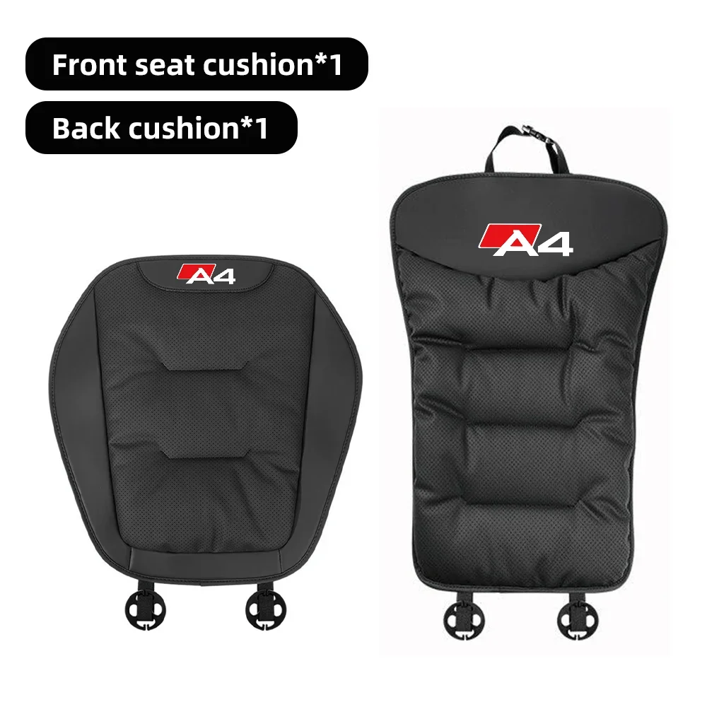 Lederen Autostoel Cover Universele Vier Seizoenen Auto Voor/Achter Zitkussen voor Audi A1 A3 A4 A5 A6 A7 a8 Auto Stoel Protector Pad