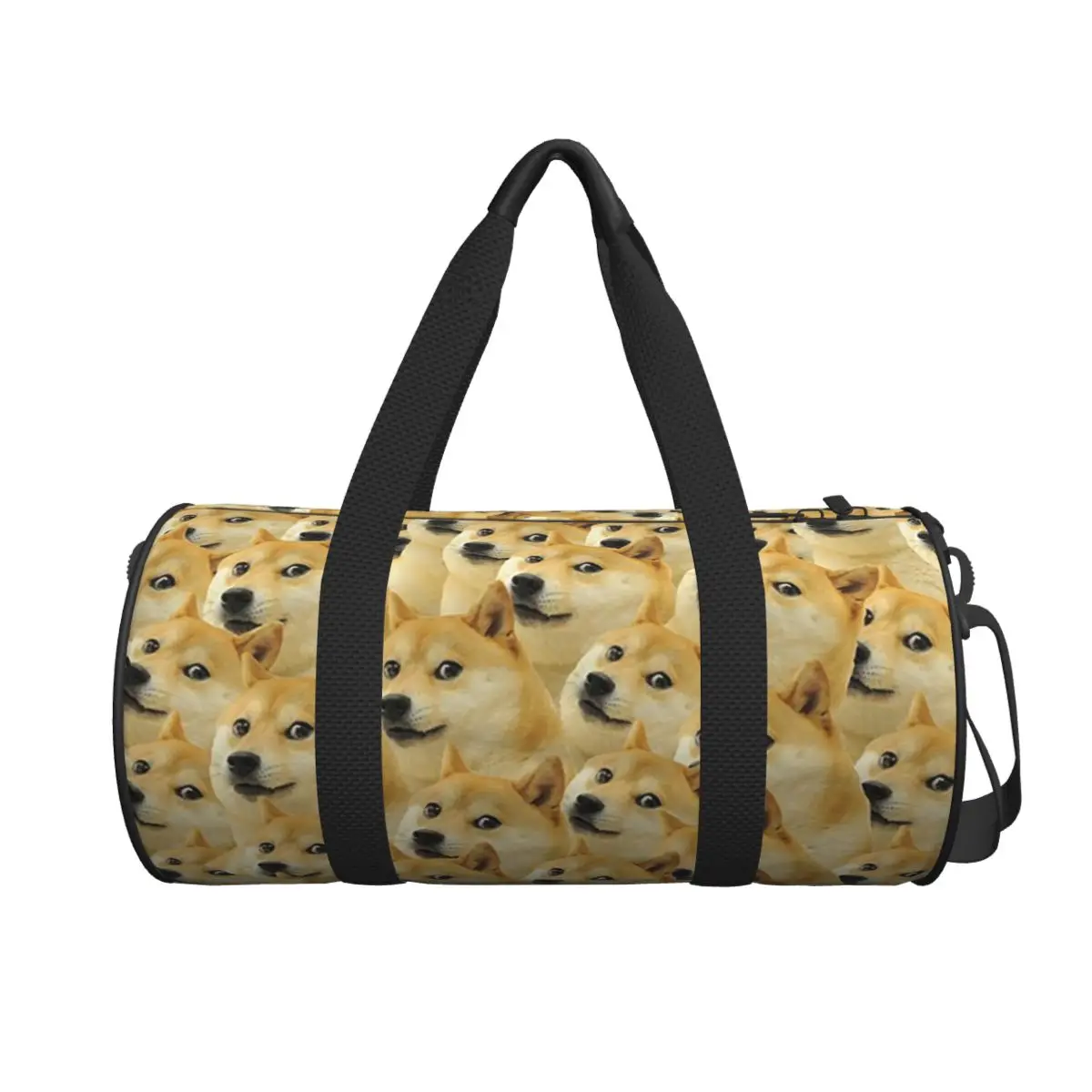 

Doge Wow Pattern Shiba Inu Doggo Dog Meme Montage Large Duffle Gym Bag Multi-Functional Duffle Travel Bags Handbags Fitness bag