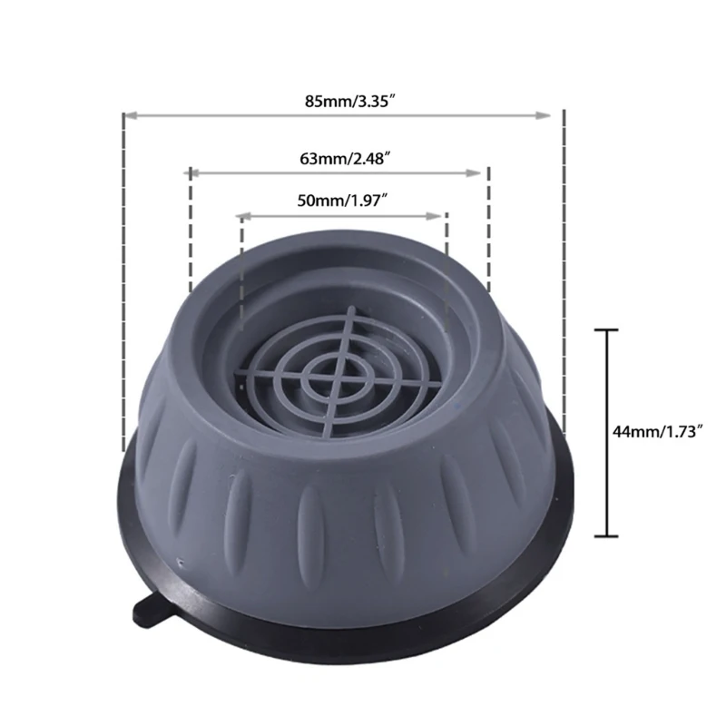 세탁기용 방진 플라스틱 패드 충격 흡수 장치 4개 드롭 배송