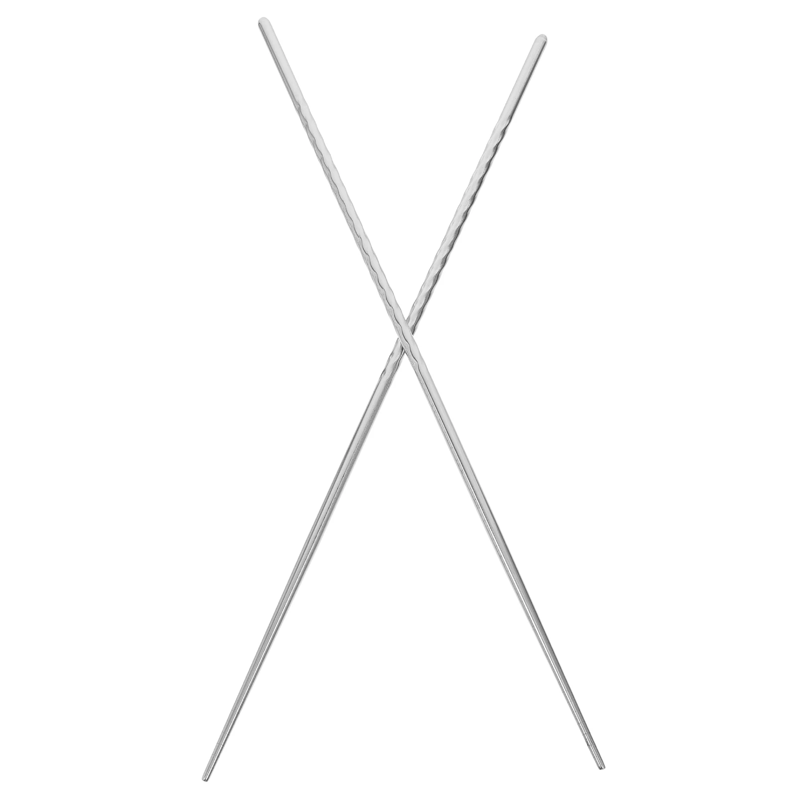 

1Pair Extra Long Stainless Steel Chopsticks Heat Resistant Non Slip for Cooking Frying Hot Pot Reusable Dishwasher Safe