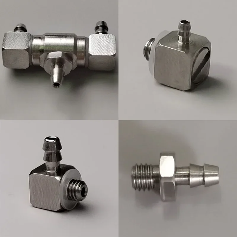 RC Hydraulic Model Pneumatic Fittings Air Fitting Quick Connector for Hose Tube Connectors Nickel Plated Copper