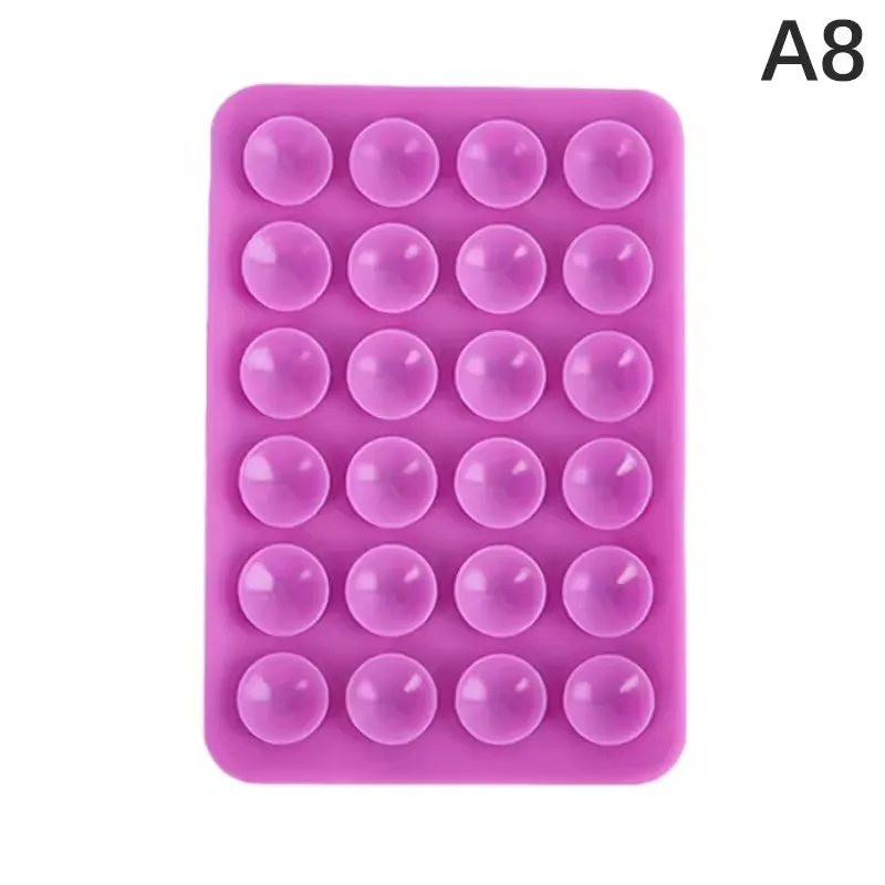 1PC Universal Color Double Side Silicone Suction for Mobile Phone Fixture Backed 3M Adhesive Rubber Sucker Pad for Fixing Phone image 5