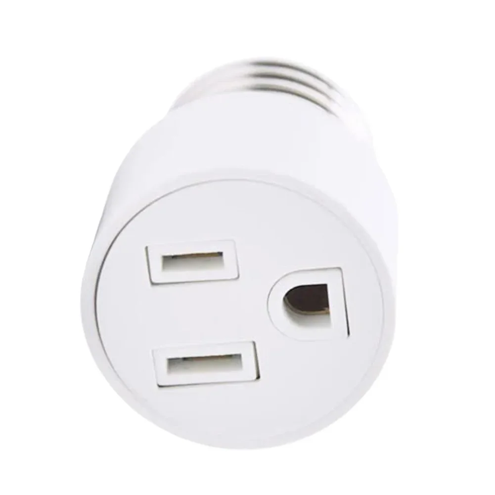 Adapter For E26 Light Sockets Enables Connection Of Shop Lights Security Cameras And AC LED Strips Without Rewiring
