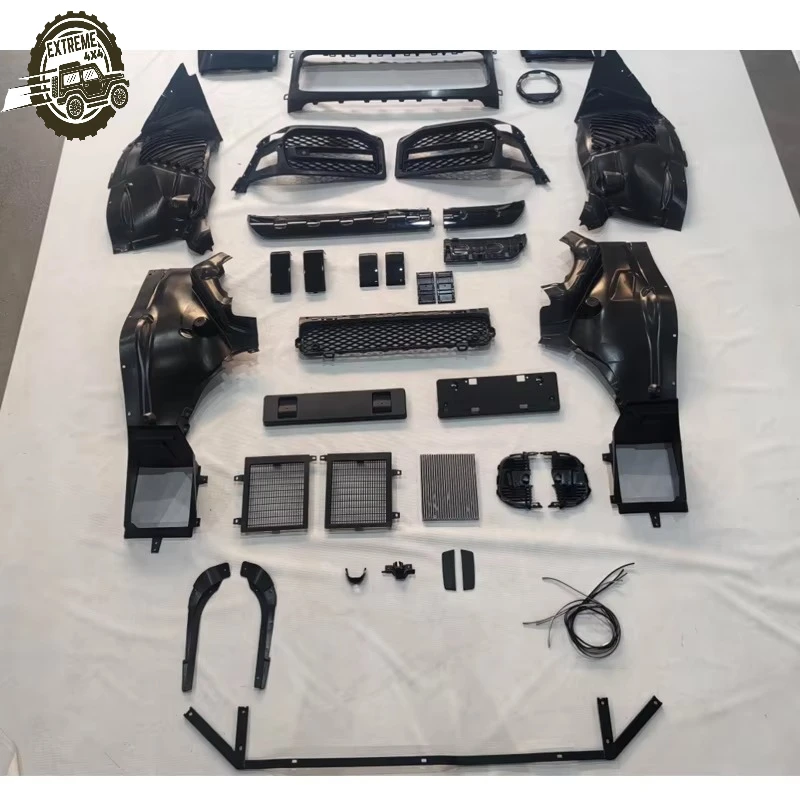 

G Class W464 G63 Body Kit G500 G550 G350D G400D Upgrade to G63 Body Kit Front Bumper Grille Headlight Cover Auto Parts