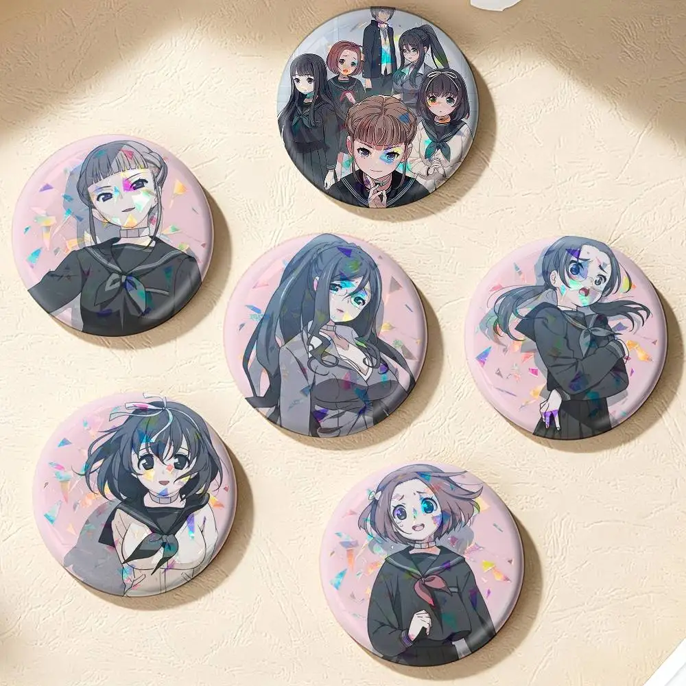 Broche, épingles pour sacs à dos et chapeaux, accessoires, jouets, badges Nemu Manaka Heroes Euphoria EuphoriaVN 75mm 58mm 44mm 25mm