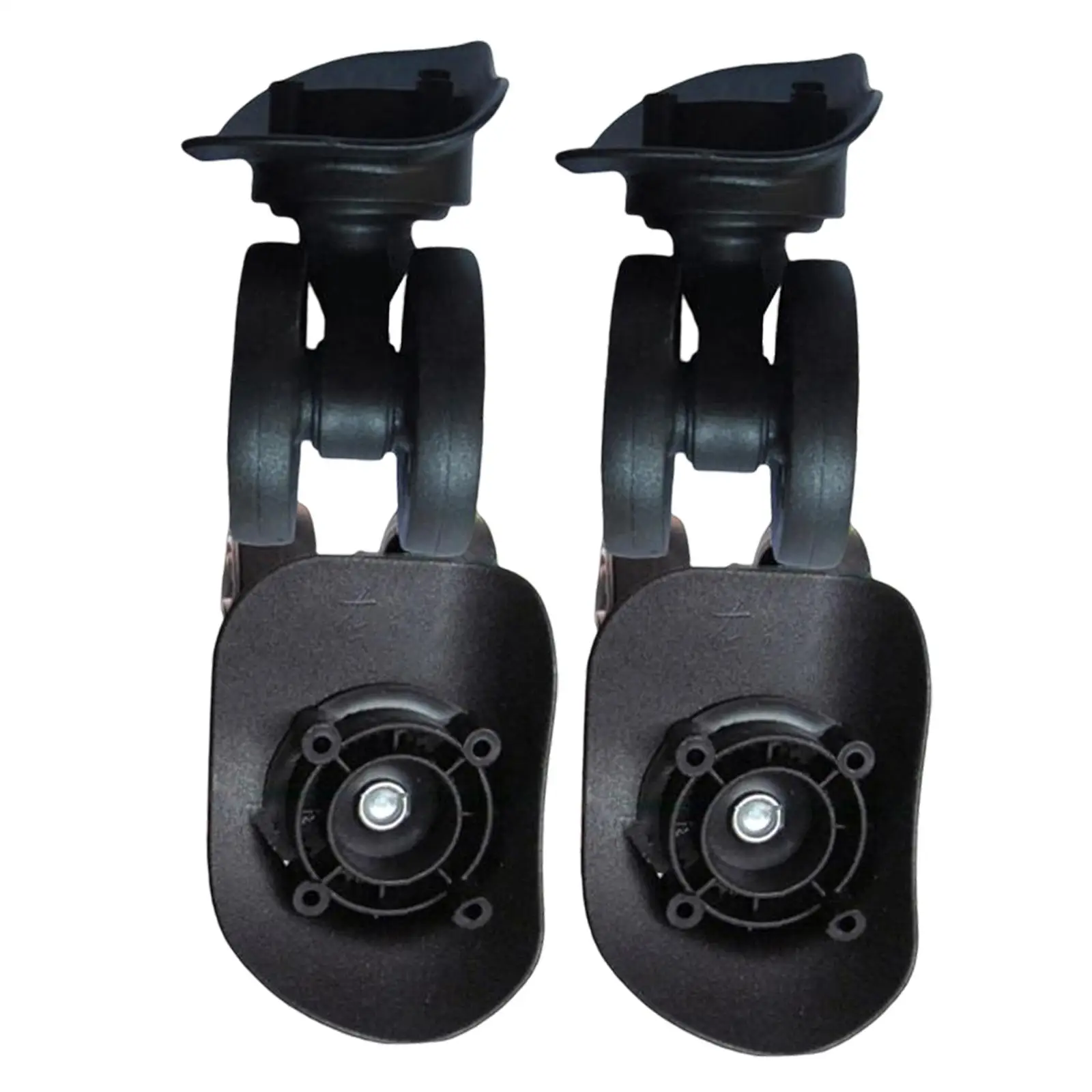 2 Pieces Luggage Replacement Wheels Roller Swivel Casters Suitcase Spare Heavy Load Material Suitable for Travel