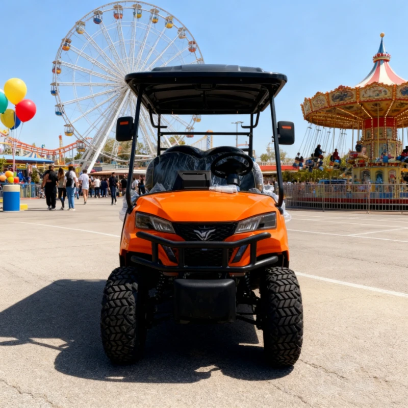 تعزيز خاص عربة جولف كهربائية تعمل بالطاقة الشمسية 48 فولت 8 مقاعد عالية الطاقة بسعر منخفض عربة جولف معتمدة من CE #4