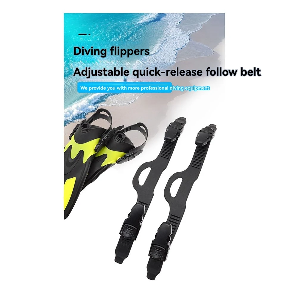 

B48B-Ремни для ласт для плавания, 1 пара регулируемых ласт для подводного плавания, аксессуары, ласты для подводного плавания