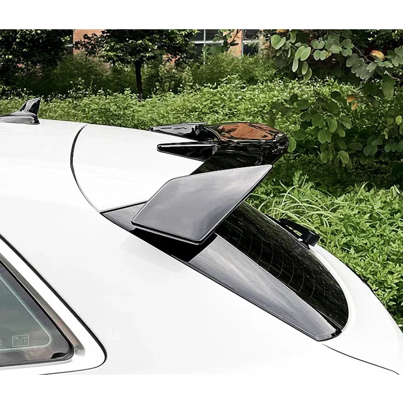 Spoiler Universal Carbon Surface ABS Material Type Generic Car Rear Trunk Spoiler For Audi A3 Hatchback A1 Sportback Q2 Q3 Q5 Q7